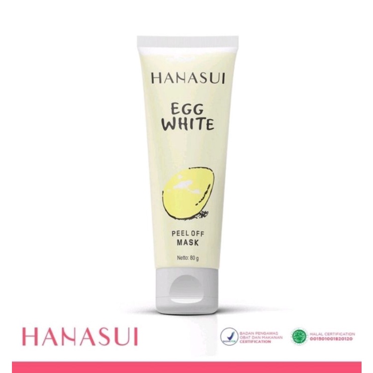 Hanasui egg white (masker putih telur)