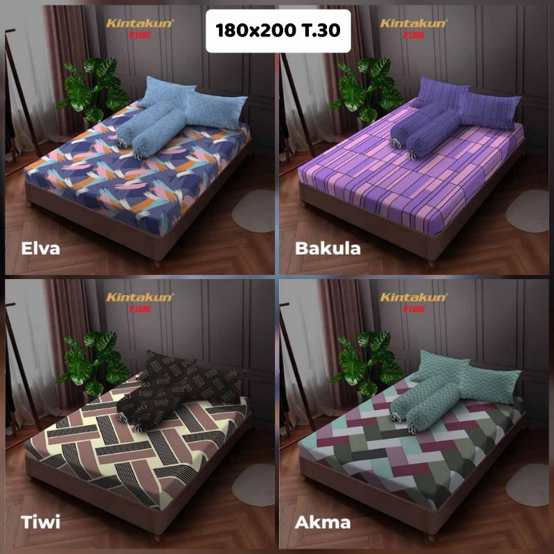 KINTAKUN  SPREI UKURAN 180x200 / 160x200  TINGGI 30Cm