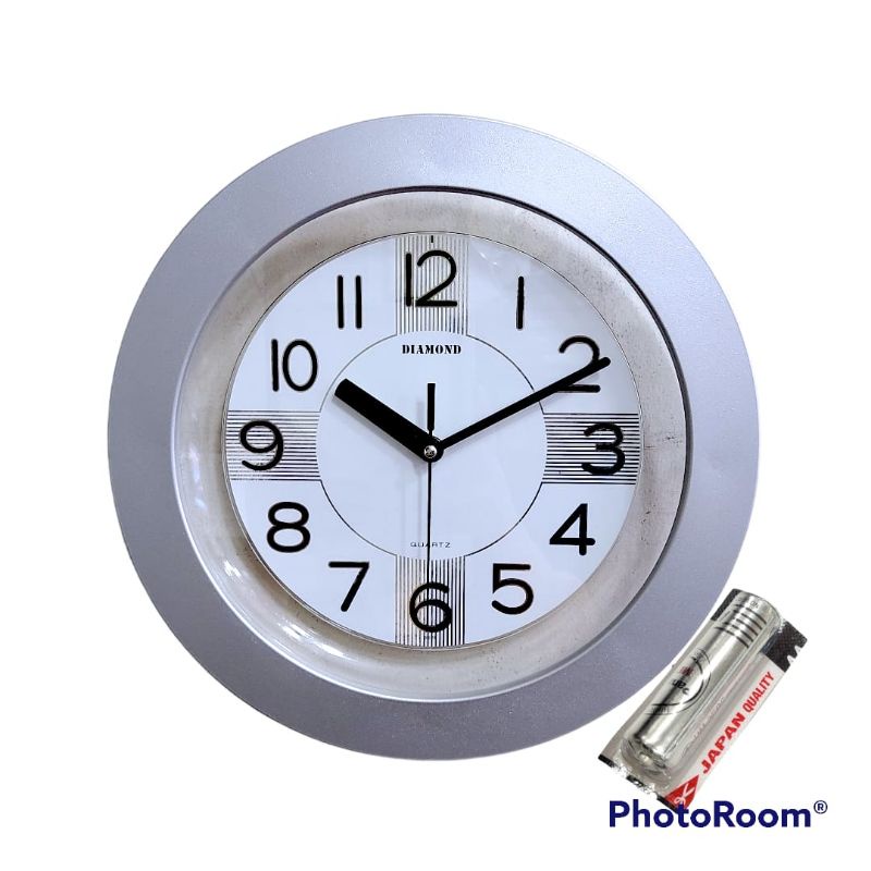 jam dinding diamond 202T transparan