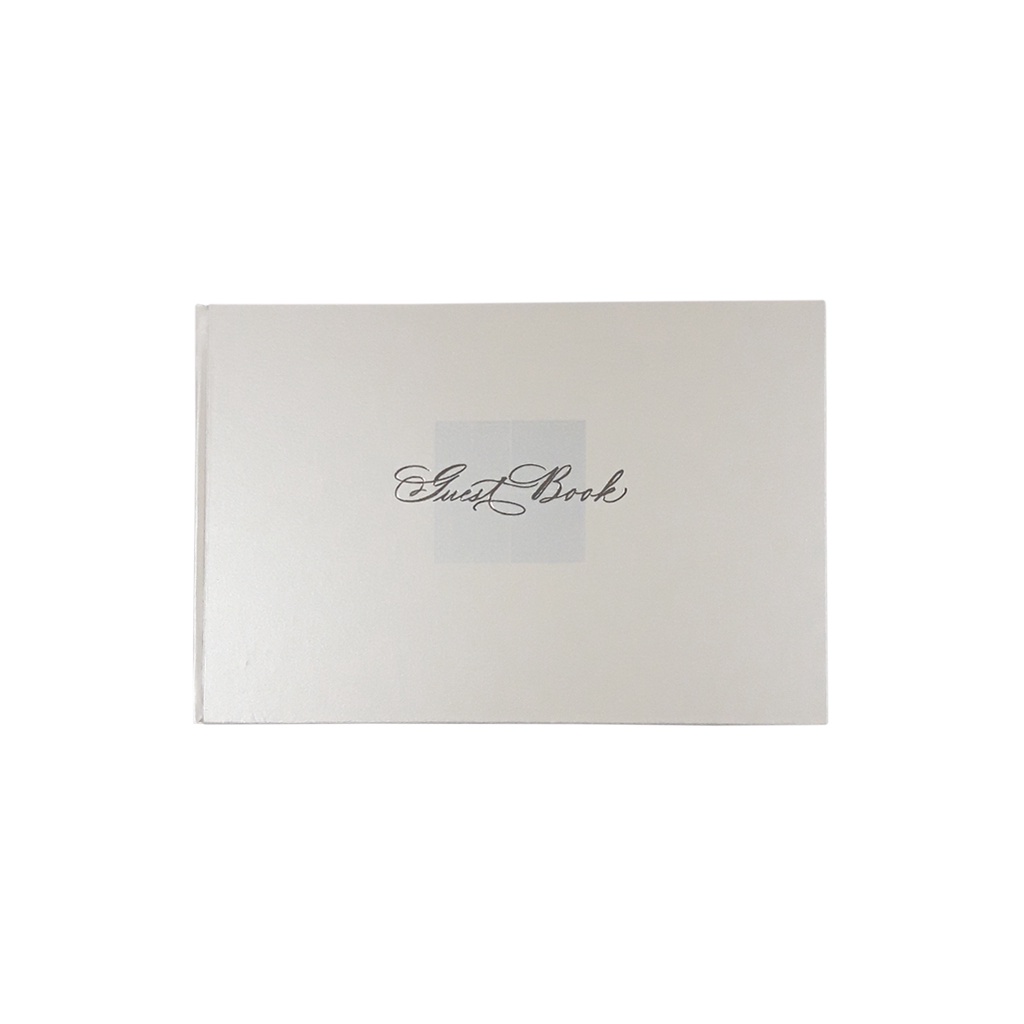 Guest Book Wedding Buku Tamu Pernikahan Ornament Silver Premium Eksklusif Susan Photo Album