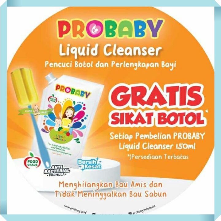 PERA569 PROBABY LIQUID CLEANSER  SABUN CUCI BOTOL 450ML FREE 150ML / 700 free 450ml