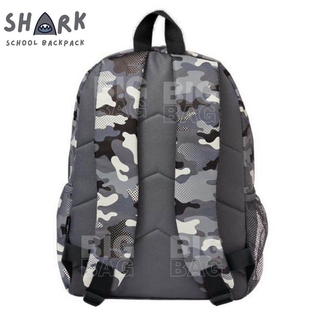 PTS - Ransel Sekolah Anak -  Ransel Dinosaurus - Ransel Dino Ransel Hiu Best Budz Kids School Backpack Ukuran SD - - Shark Best Quality