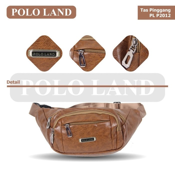 [KLIKTAS] Tas kulit pinggang Pria impor - PL P2012 - waist bag Leather