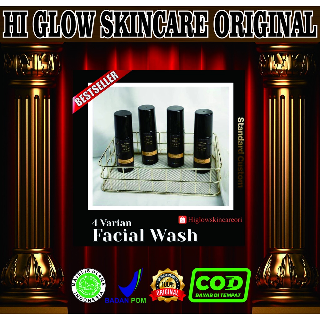 Facial Wash Hi Glow Skincare Premium