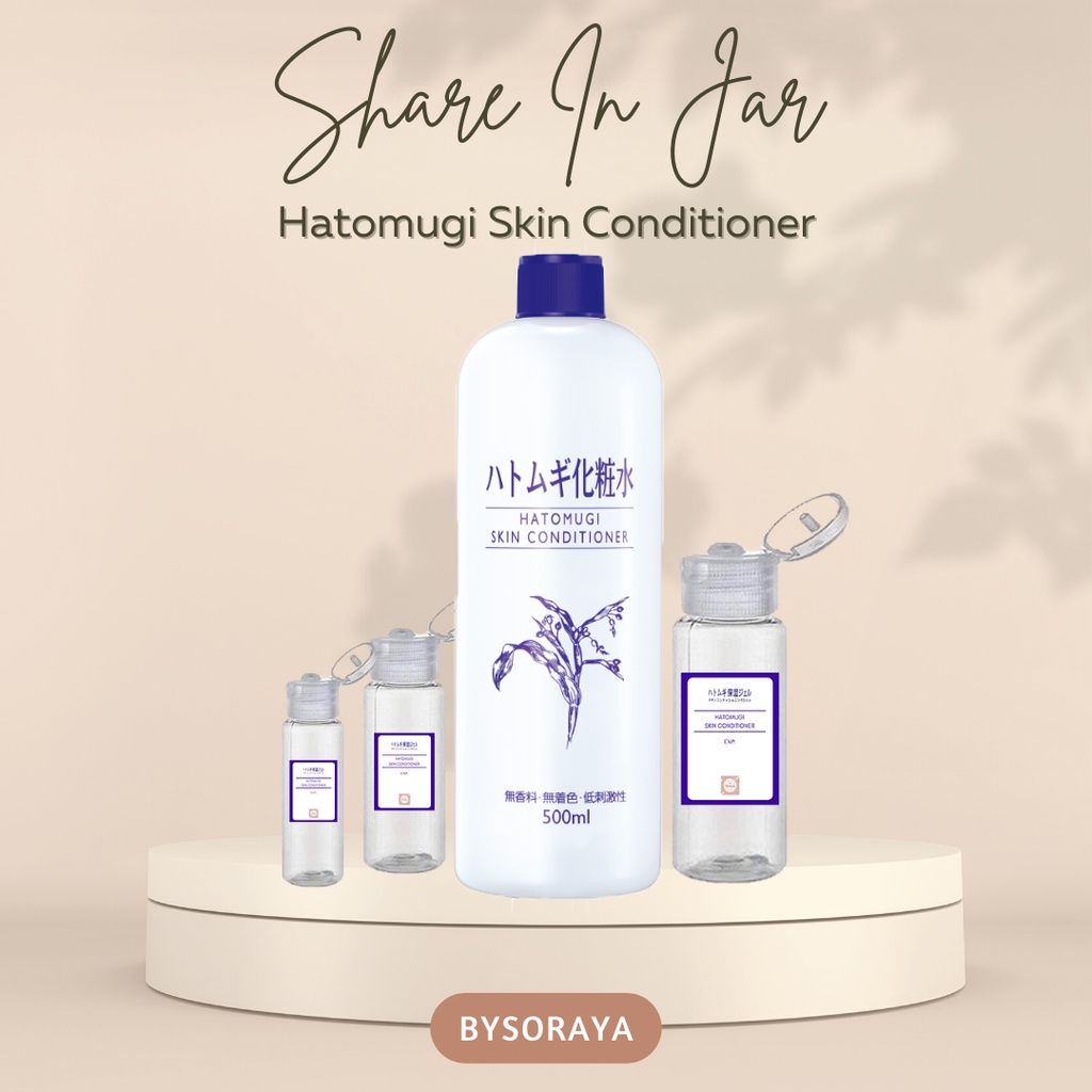 [ SHARE IN JAR ] Hatomugi Skin Conditioner ORI JEPANG