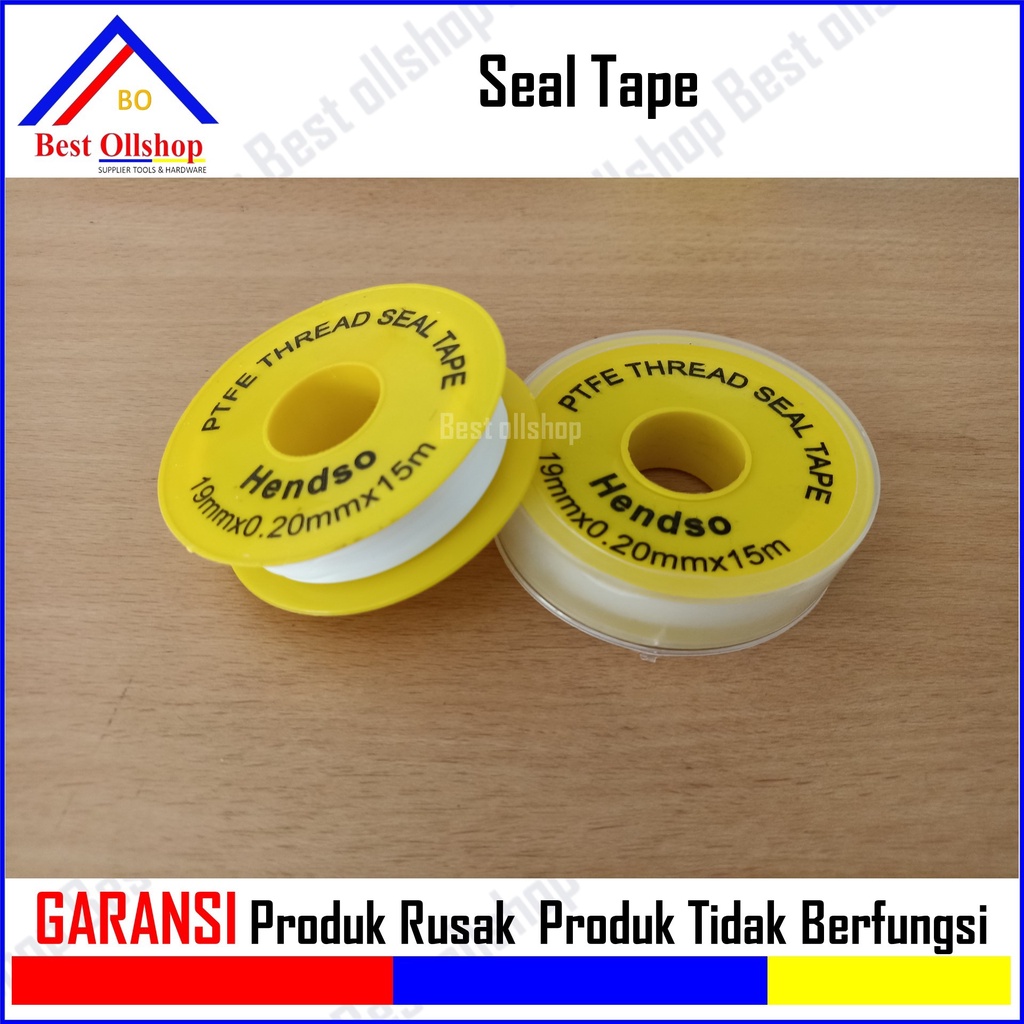 Seal tape 1/2 Inch dan 3/4 Inch / Isolasi Kran Air