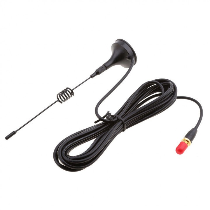 23 SMA-Female Dual Band Antenna for Walkie Talkie - 3M Cable Length