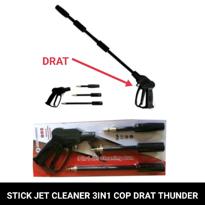 stick jet cleaner heavy duty  3in1 model cop drat thunder best quality