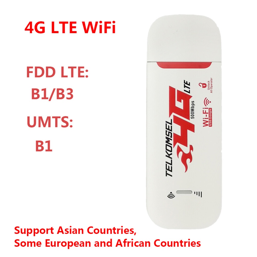 [Ready Stock] Modem WIFI USB 4g All Operator LTE Modem USB 500Mbps Modem Mifi COD Support 10 Devices
