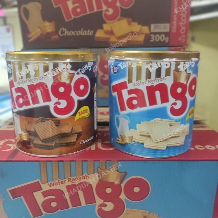 

wafer tango kaleng 350 gr 1 dus isi 6