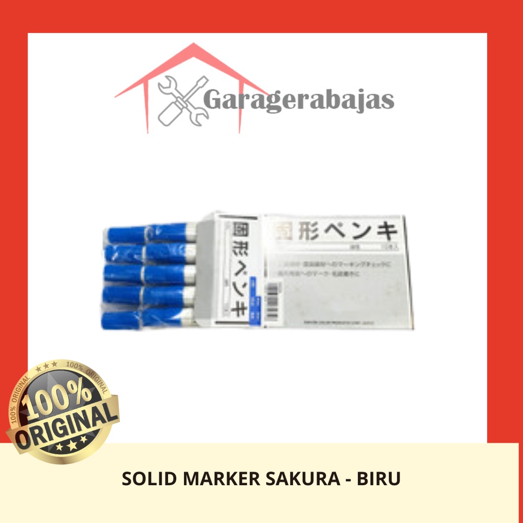 

SOLID MARKER SAKURA / SPIDOL PENANDA BESI PERMANEN - BIRU - PER PCS