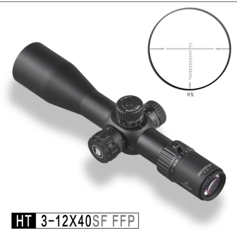 Telescope Discovery HT 3-12x40 FFP