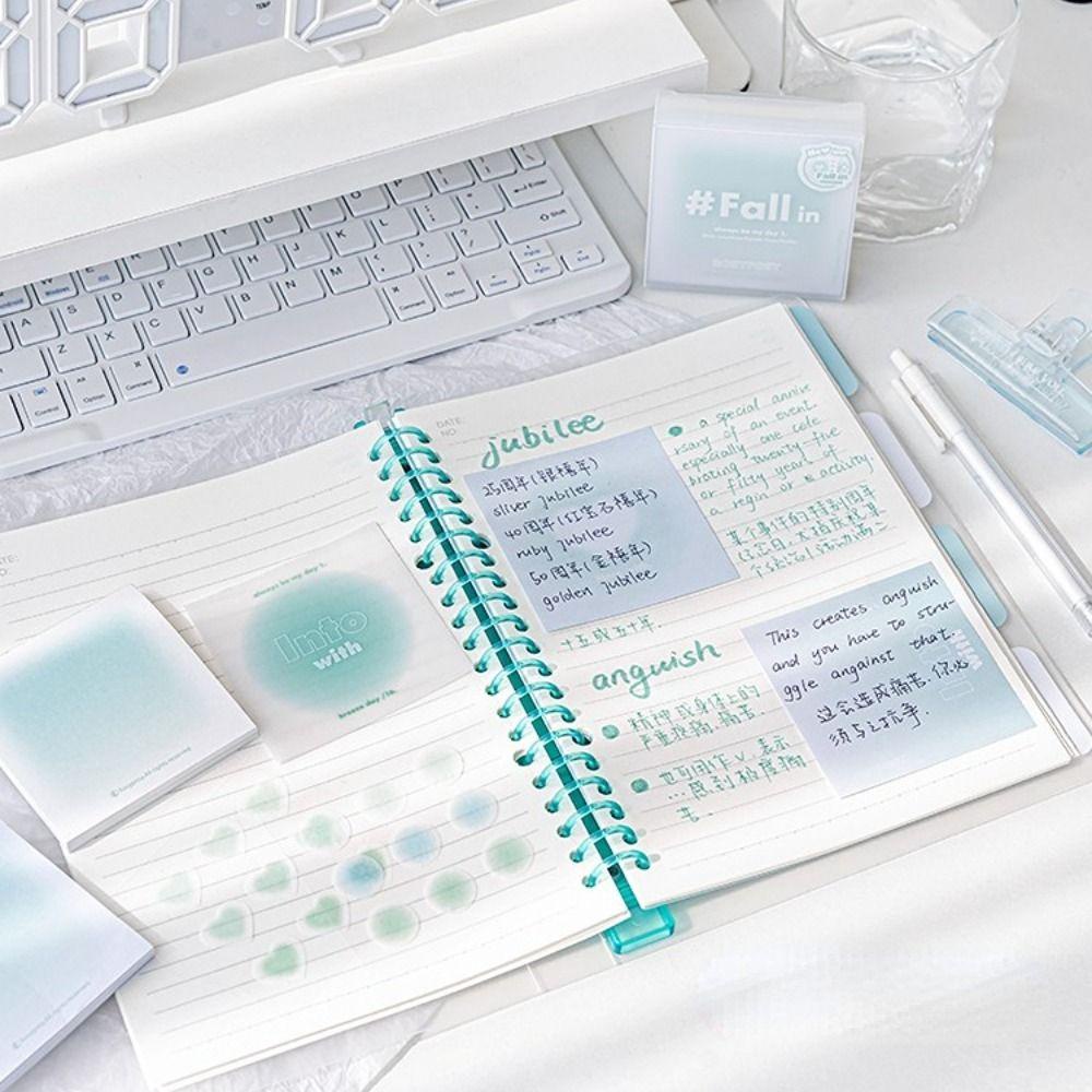 Lanfy Posted It Sticky Notes Set N Times Sticky DIY Journal Memo Pad Note Paper Perlengkapan Kantor Sekolah Membaca Label Label Perekat