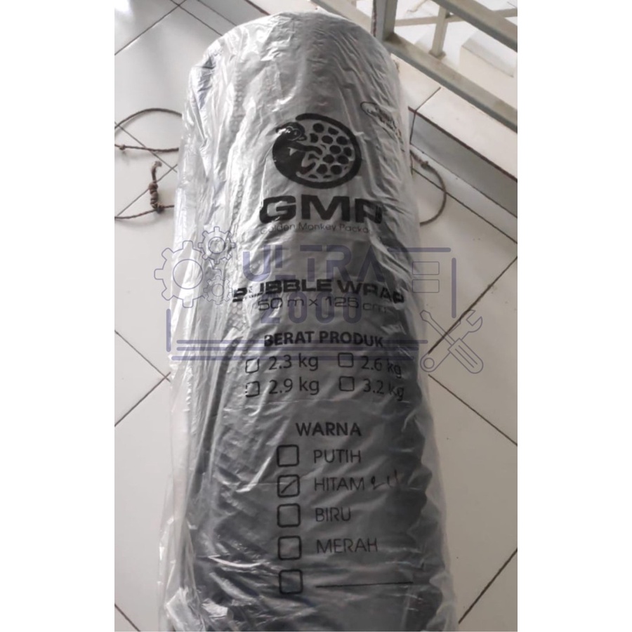 Bubble Wrap Hitam 50m x 125cm Premium Quality