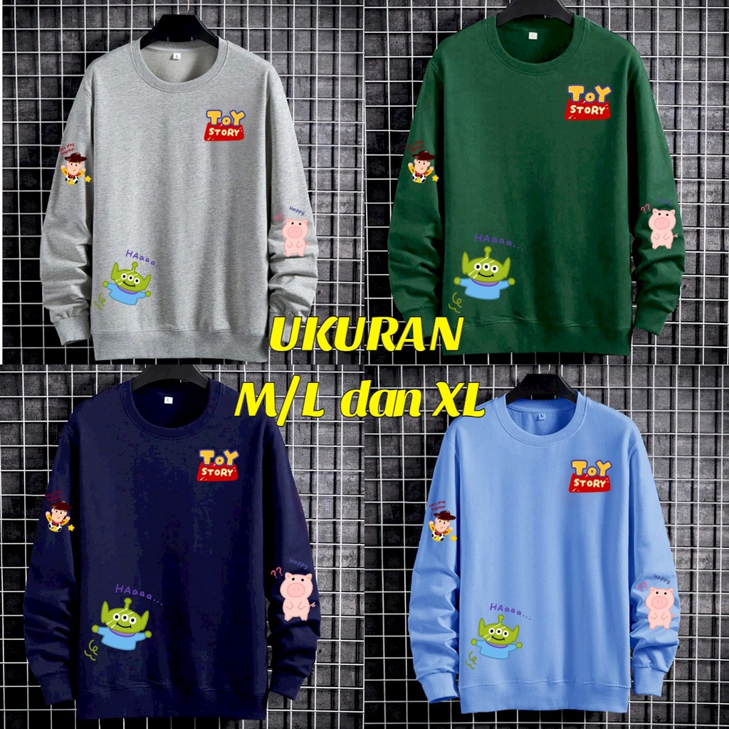 Asgard777 - BAJU SWITER TOY STORY / baju pria / baju panjang pria / baju pria distro / sweater pria