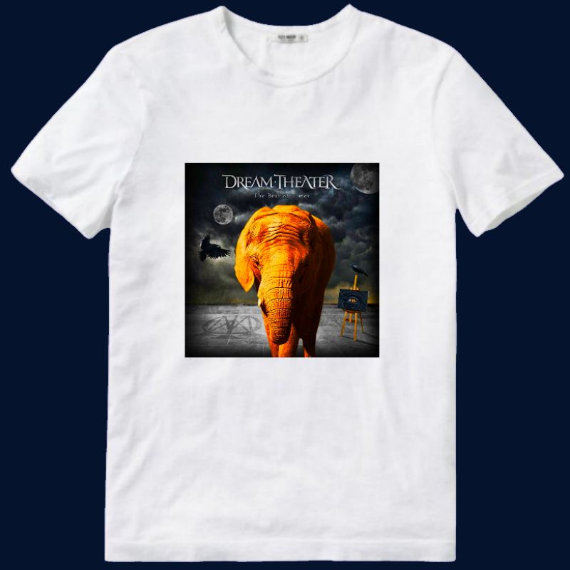 Kaos Baju Tshirt Pria Cowok Laki Unisex Band Rock Dream Theater The Best Of Times Distance over Time