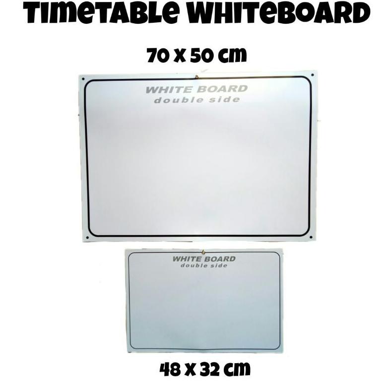 

Terbatas➬ TIME TABLE WHITEBOARD 2 SISI 48 X 32 CM y9ah7
