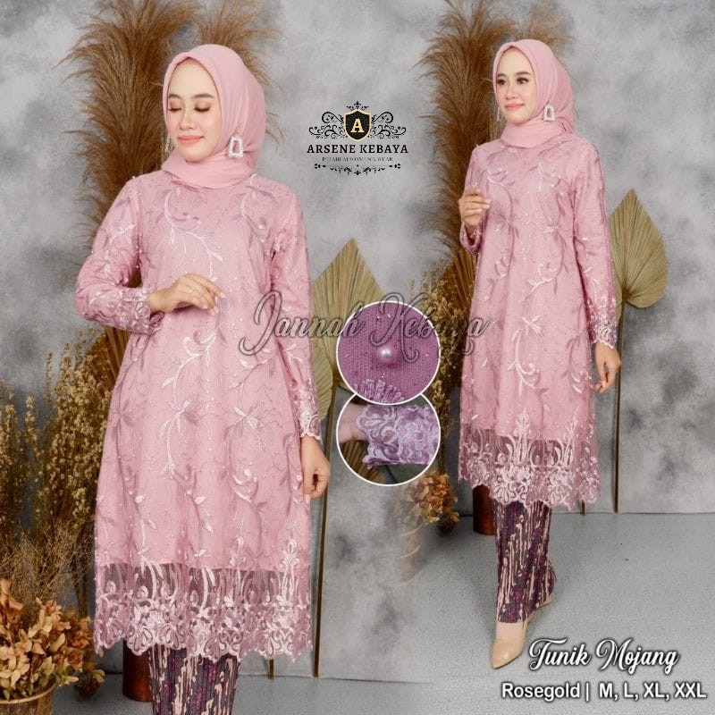 (COD) STELAN KEBAYA MODERN/STELAN KEBAYA/TUNIK TULLE/STELAN KEBAYA KONDANGAN/KEBAYA WISUDA MODERN/AT