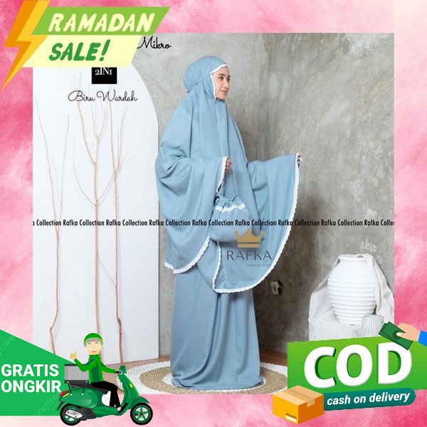 Bayar D Tempat (Cod) Mukena Khadijah Cantik Murah Mukena Rusia Dewasa Ori Dalanova Ukuran Jumbo Muke