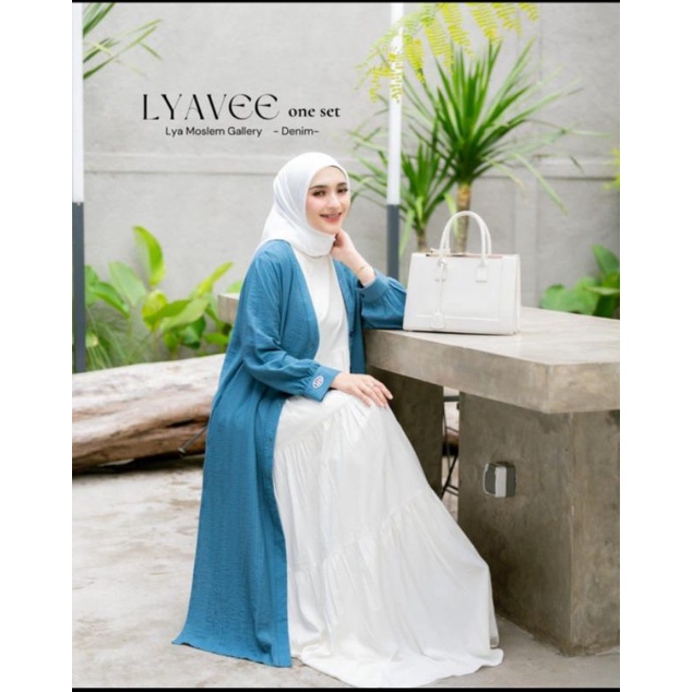 LYAVEE SET INNER AND OUTER ORI BY LYA MOSLEM GALLERY_READY SIAP KIRIM
