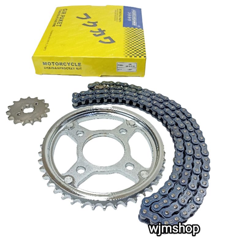 GEAR SET GEAR PAKET  SONIC NEW 150 R 428H-118L-42T-14T MERK FUKUKAWA