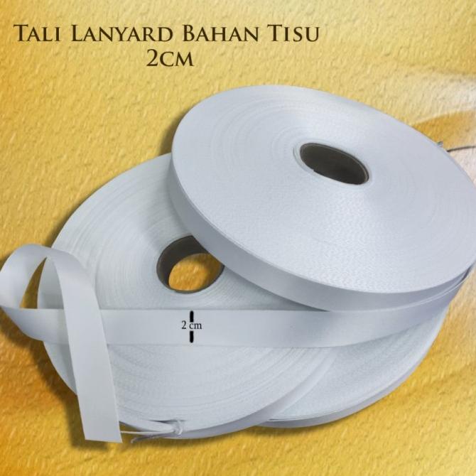 

PROMO Tali Lanyard ID card Bahan Tissue 2 cm Bahan Import