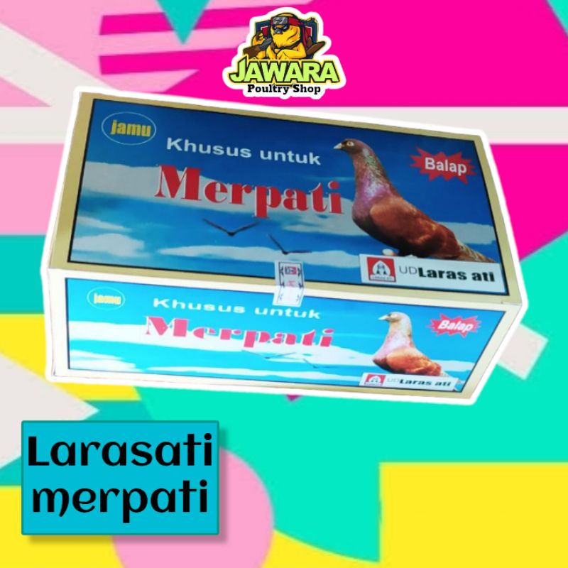 Larasati Merpati 1 Dus - Vitamin Burung Merpati Balap