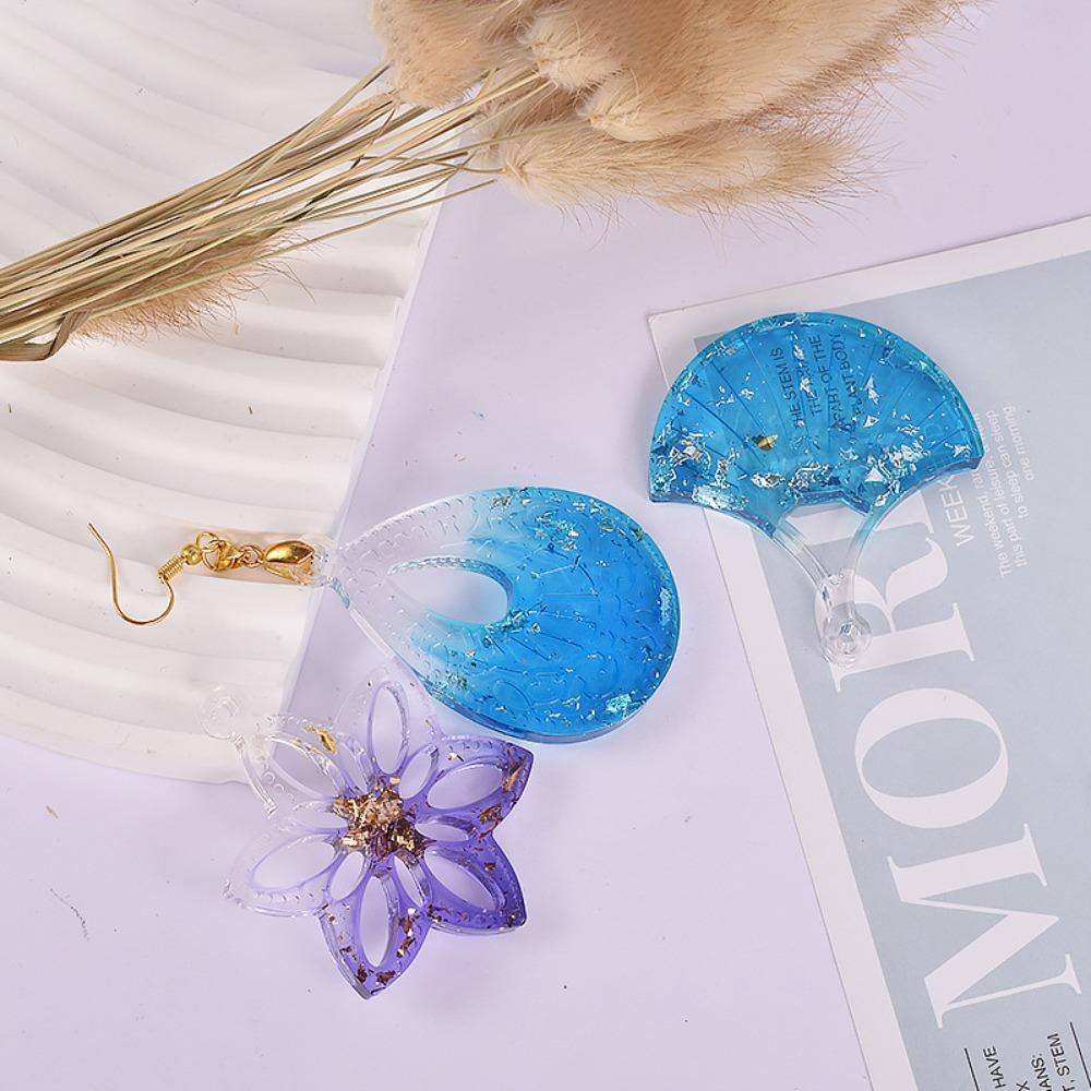 R-flower Earrings Mold Alat Membuat Perhiasan DIY Kerajinan Handmade Epoxy Resin Mold