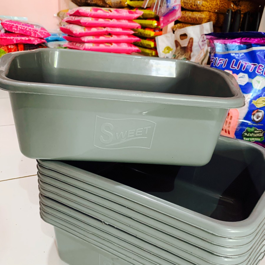 Tempat pasir kucing kecil Sweet/bak pasir