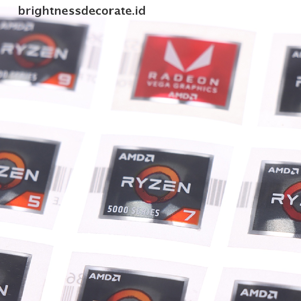 [Birth] Amd Processor Series Sticker ATHLON Ryzen R 3 5 7 Logo Generasi PRO7 Label [ID]