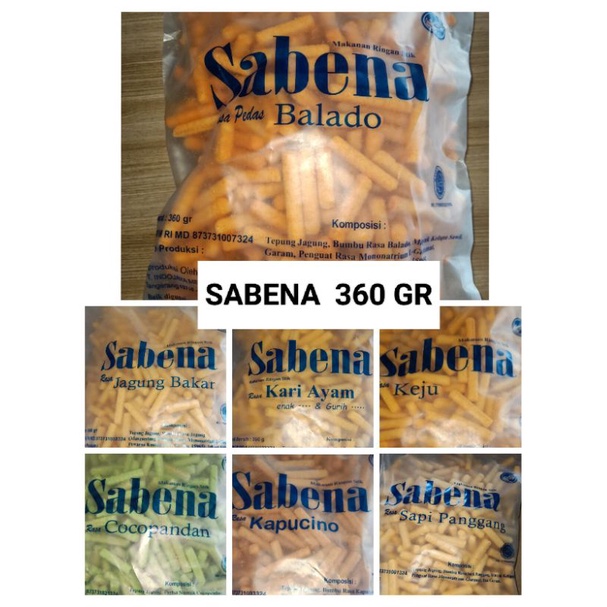 SABENA STIK SNACK 360GR (PACKING DUS+BUBLE)