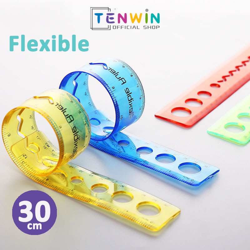 

Flexible Ruler Penggaris Lentur 30cm ruler-Tenwin