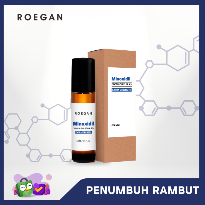 ROEGAN Minoxidil 5% (Penumbuh Rambut Original Alternatif Kirkland)