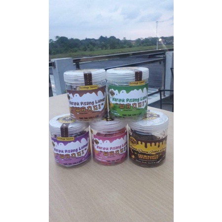 

keripik pisang lumer varian rasa komplit