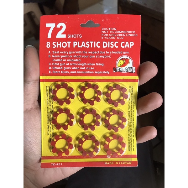 RING CAPS LION BRAND 72 SHOTS