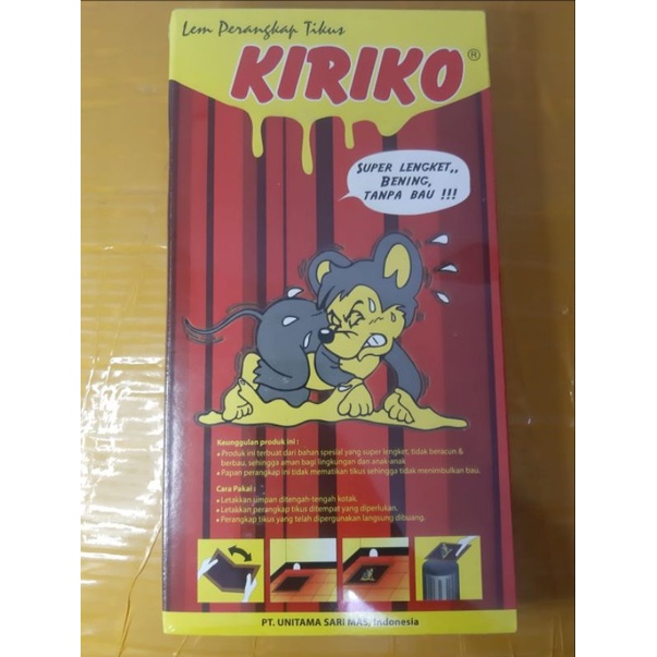 LEM TIKUS KIRIKO / LEM PERANGKAP TIKUS KIRIKO / LEM TIKUS PAPAN KIRIKO