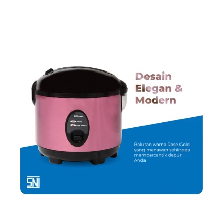 MIYAKO RICE COOKER / MAGIC COM MCM 508 / MCM-508 SBC /507 / 507 SBC/ 528/ 528 SB/ 512C/ 512C SBC/ 606/ 606 SBC (0,6 - 1,8 LITER) - MCM508 ROSEGOLD