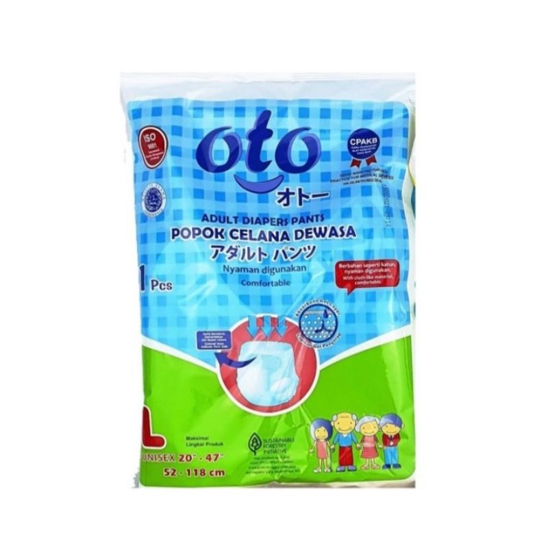 OTO DIAPERS dewasa 1 DUS ISI 96 sachet PROMO