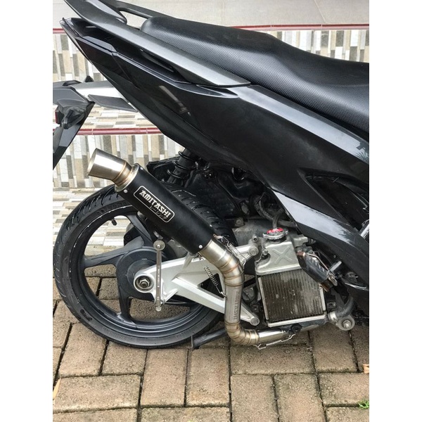 Knalpot Amitashi Coating Blackdoff Samlong Original aerox nmax old pcx Vario Mio beat dll
