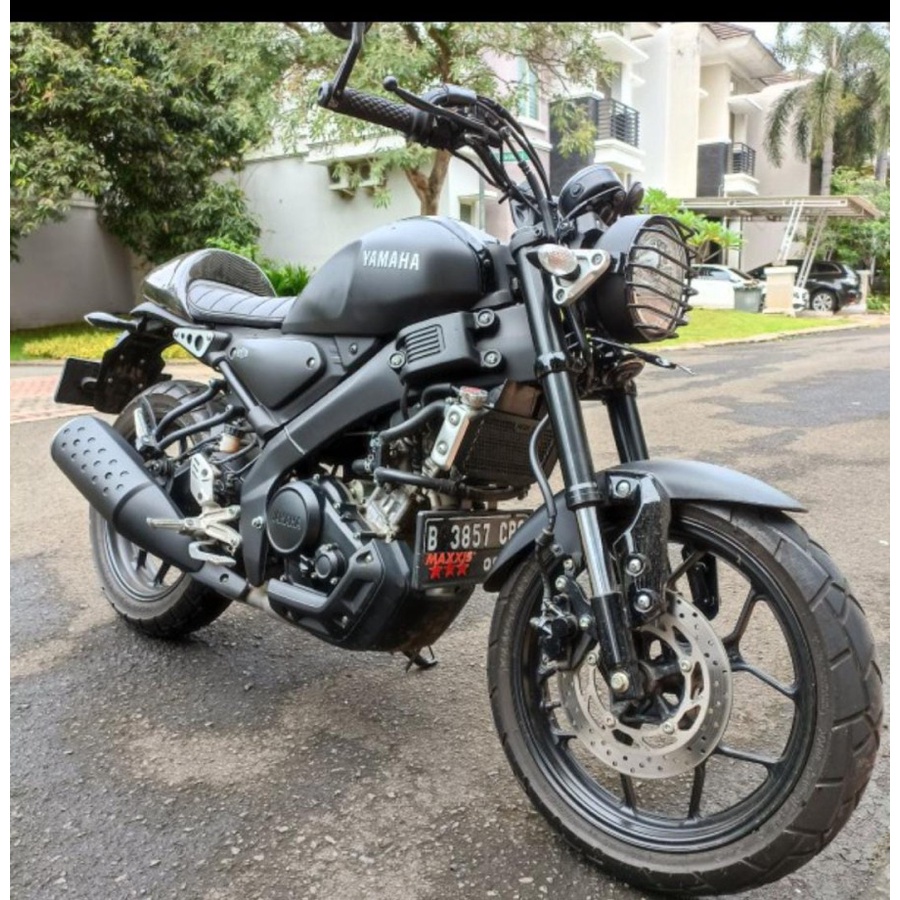 BREKET DUDUKAN PLAT NOMOR DEPAN XSR 155 BRAKET PLAT NOMOR YAMAHA XSR (AJP)