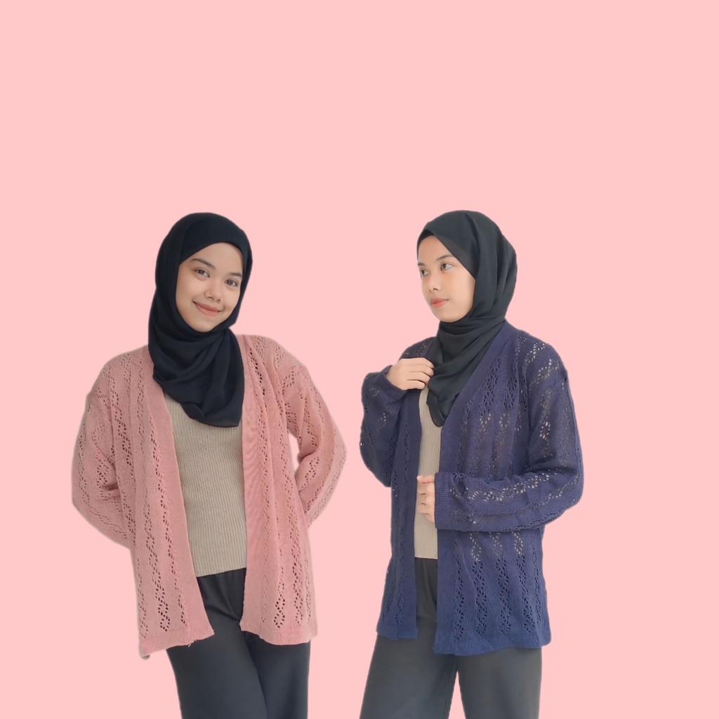 CARDIGAN RAJUT WANITA KEKINIAN ELPHA