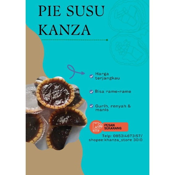 

pie susu homemade rasa coklat 10pcs