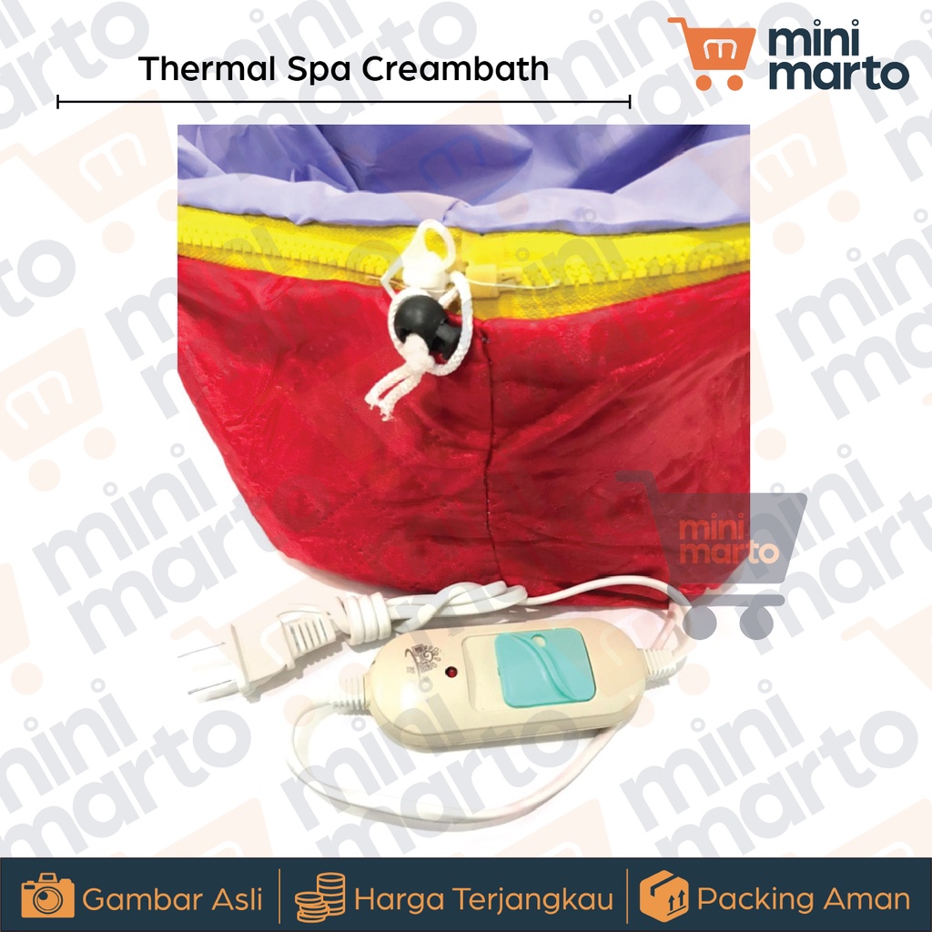 Steamer Cap Atau Topi Creambath Electric Overheat Thermal Heat Spa Hair - Minimarto