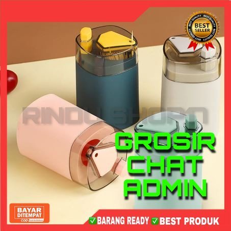 (RS)Tempat Tusuk Gigi Otomatis Toothpick Holder Automatic Wadah Peyimpanan Kotak Dispenser Pencet Tombol