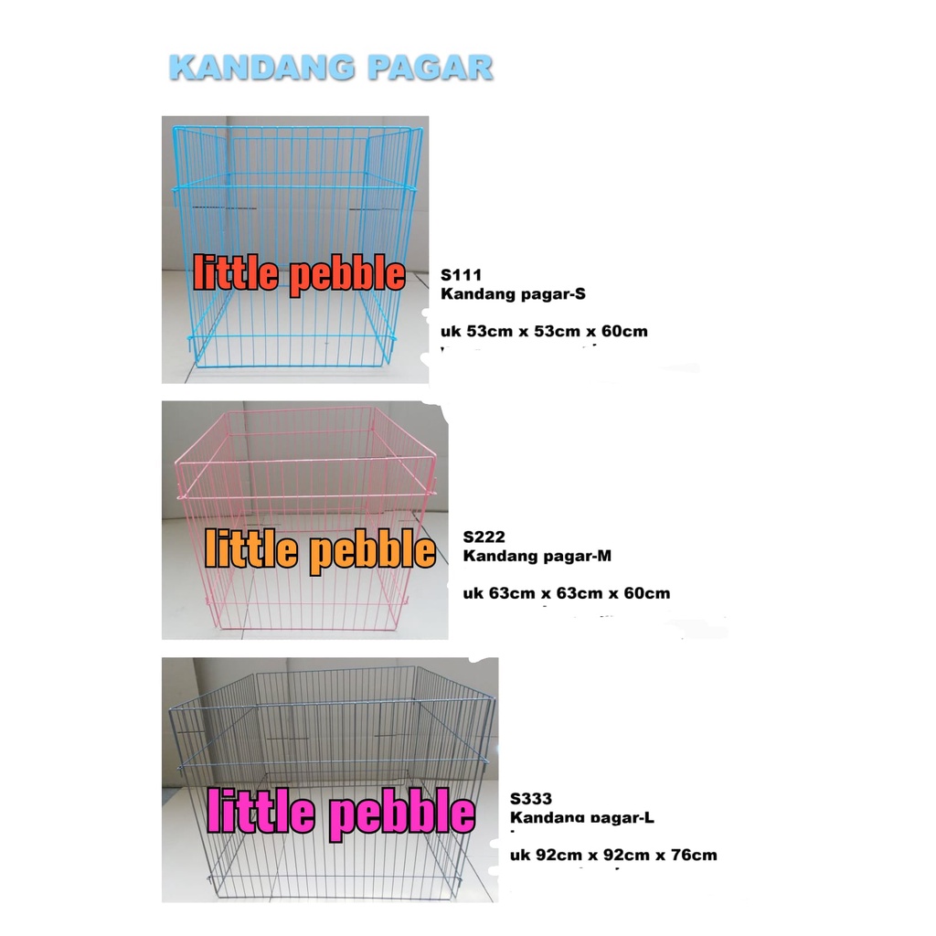 Kandang Pagar Kucing Anjing Satuan/ Kandang Hewan Pagar Satuan S111