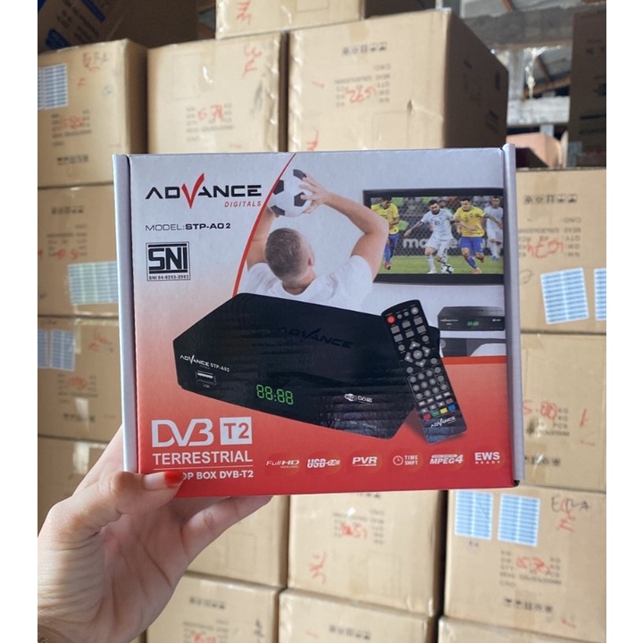 SET TOP BOX ADVANCE STP A02 STB ADVANCE PEMANCAR SINYAL TV DIGITIAL