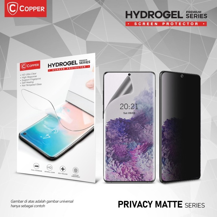 COPPER PRIVACY MATTE Redmi Note 9 - Anti Gores Hydrogel