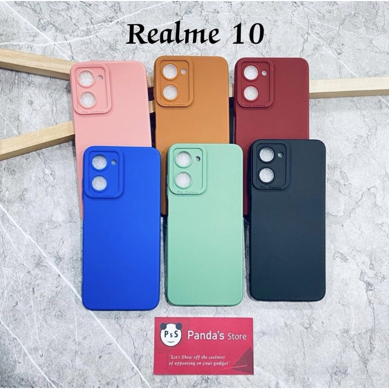 Softcase Pro Camera Realme 10 Candy Case Full Color 3D Silikon TPU