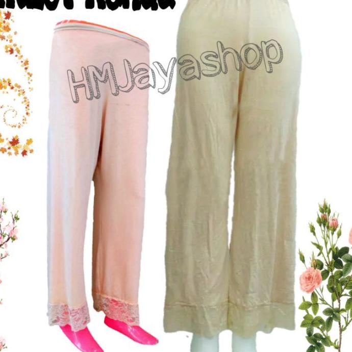 Depan Celana Renda  Kulot Renda Daleman Gamis