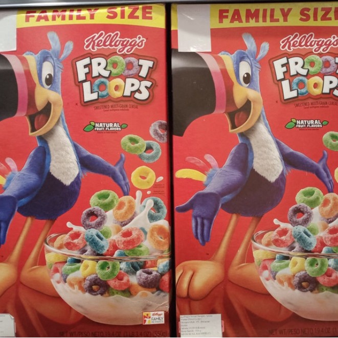 

Kellogg's fruit loops natural 19.4 oz 550gr